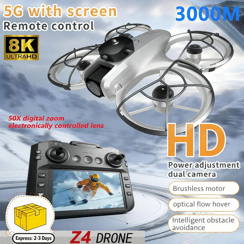 Drone Camera Night Vision - โดรน MINI Z4 รุ่นใหม่ 4K ระดับมืออาชีพ