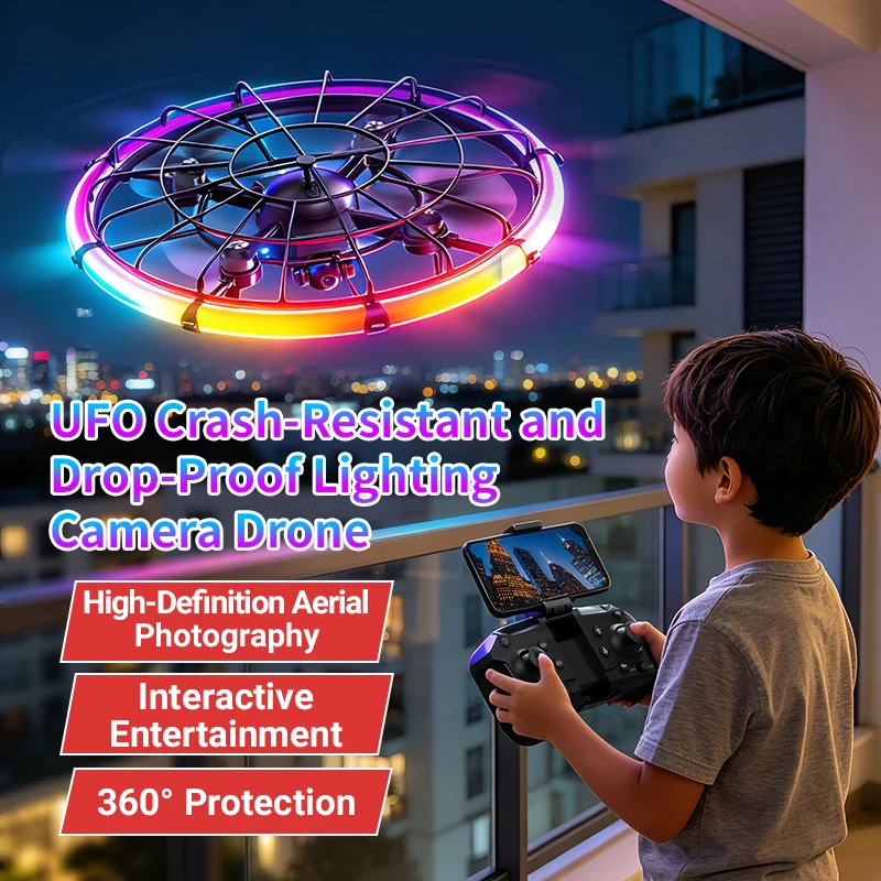 Drone Camera Mount - โดรน JJRC H145 UFO RC พร้อมเลนส์คู่