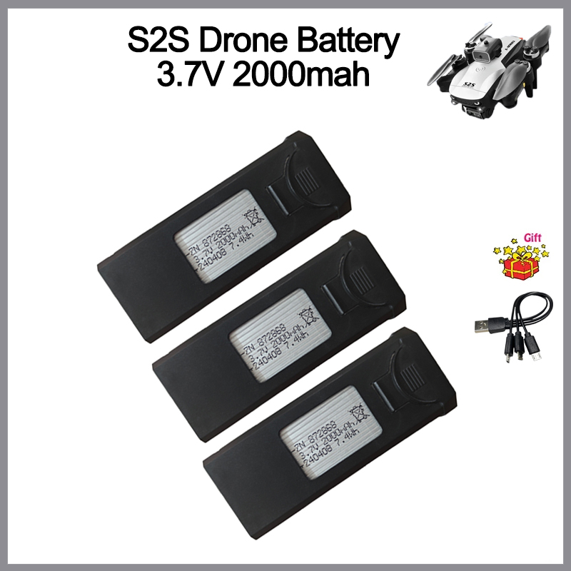 S2S Drone แบตเตอรี่ 3.7V 2000m - Eachine Drone E58 บทวิจารณ์และราคา