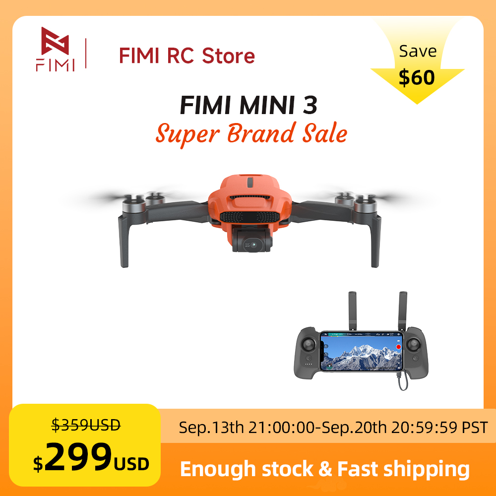 โดรน FIMI MINI 3 กล้อง 4K 60fp - Drone Camera Night Vision บทวิจารณ์และราคา