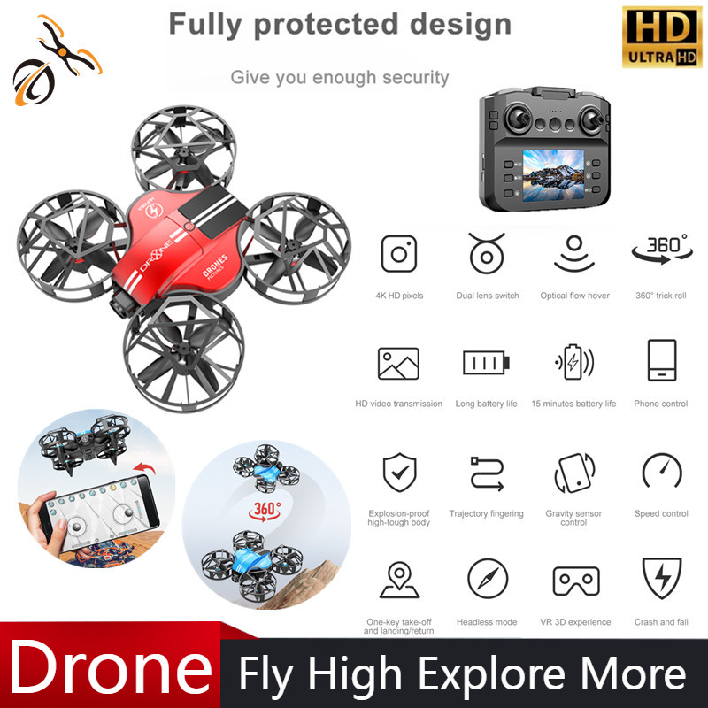 ใหม่ Mini Drone 812PRO อาชีพ H - Drone Camera Wide Angle บทวิจารณ์และราคา