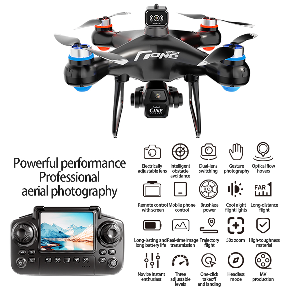 E55 Air หน้าจอควบคุม Drone Pro - Drone Camera Night Vision บทวิจารณ์และราคา